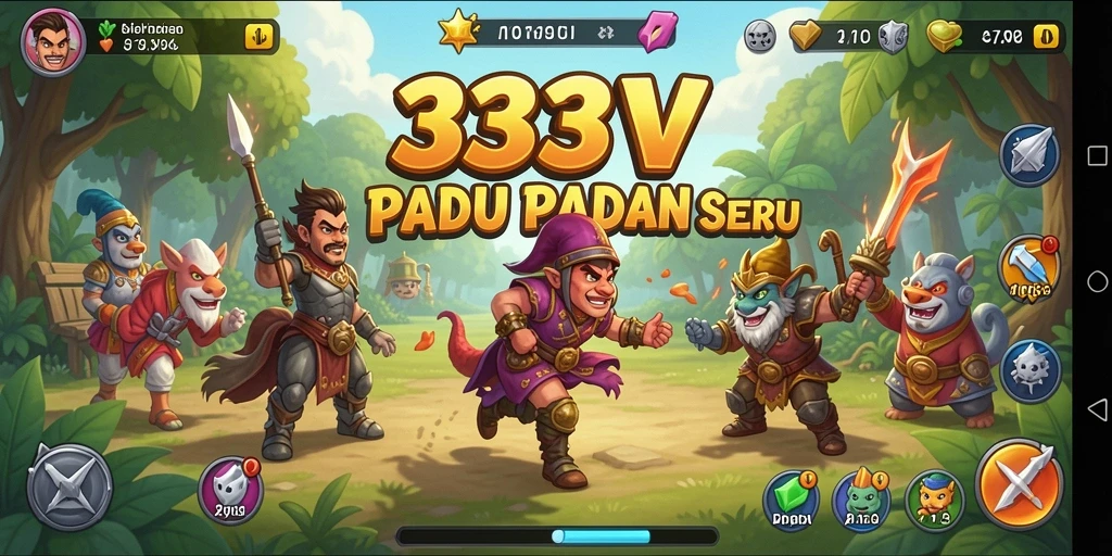 Tangkapan layar menunjukkan gameplay seru dan mendebarkan di 333V.