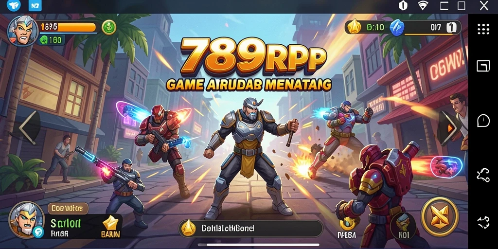 Screenshot gameplay 789RP menunjukkan aksi seru dalam game Arcade.