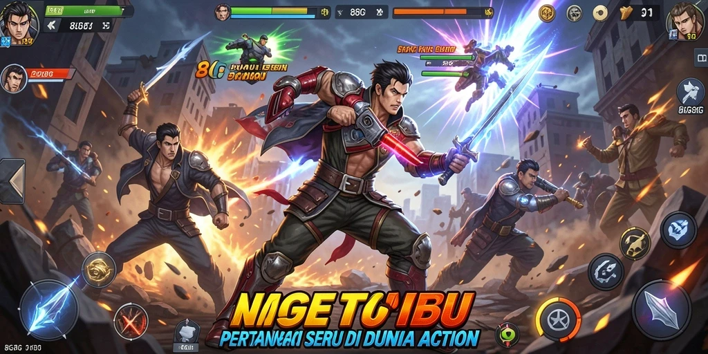 Screenshot menampilkan aksi seru dalam permainan 8G8G.