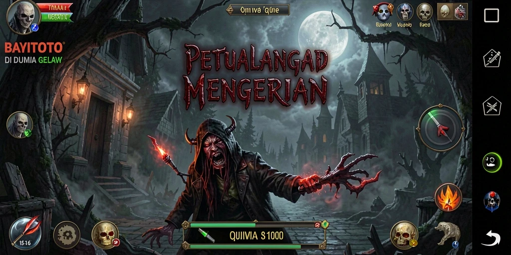 Tampilan gameplay yang mencekam dan penuh ketegangan di BAYITOTO.