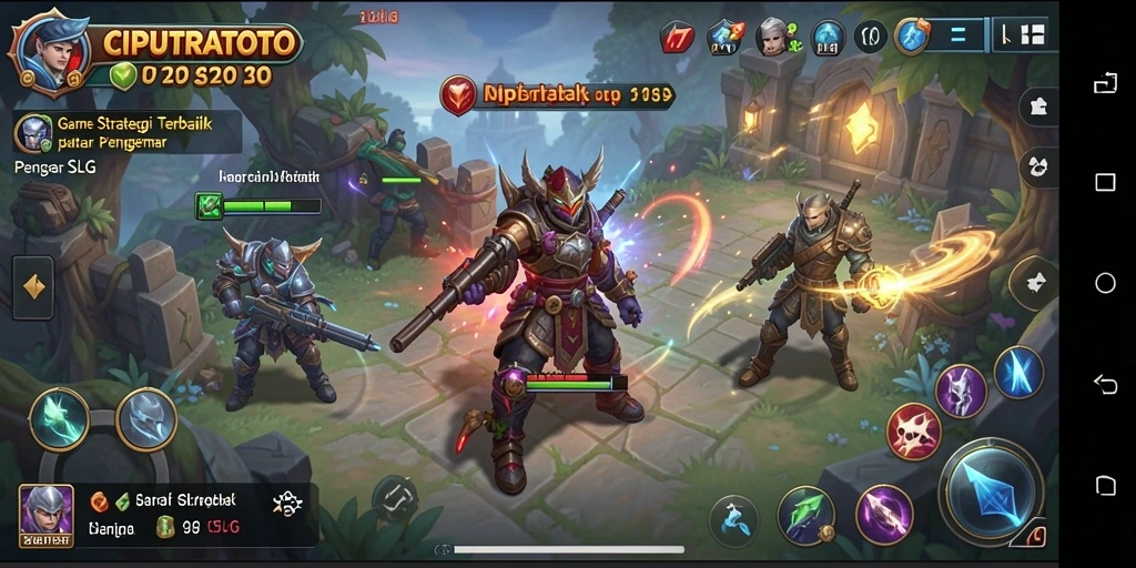Screenshot menampilkan strategi permainan seru dalam CIPUTRATOTO.