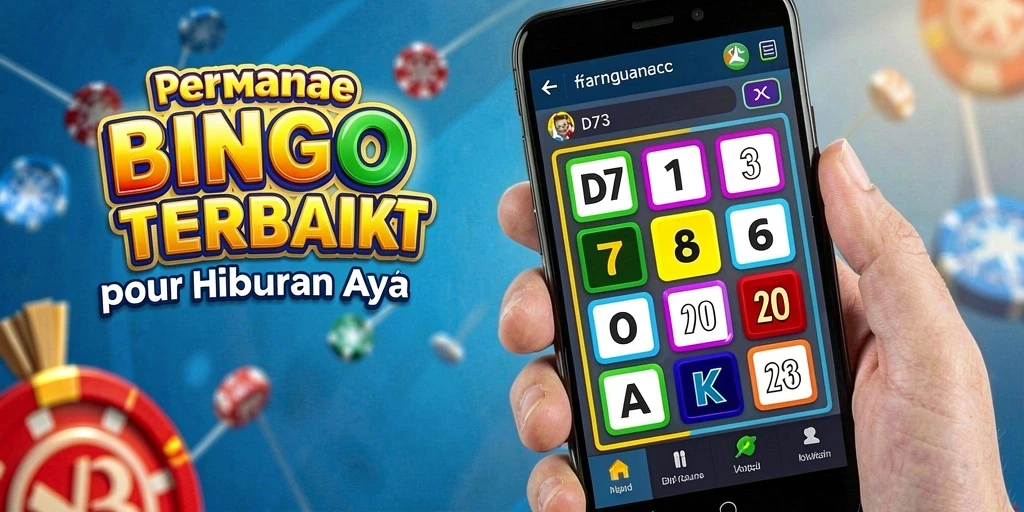 Tampilan menarik dari gameplay Bingo di D73 yang seru.
