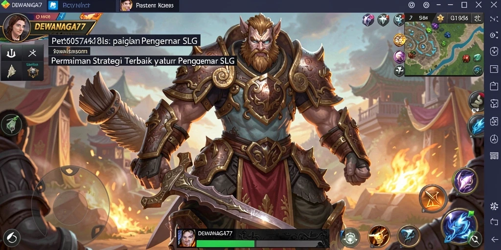 Screenshot gameplay DEWANAGA77 dengan aksi strategis yang mendebarkan.