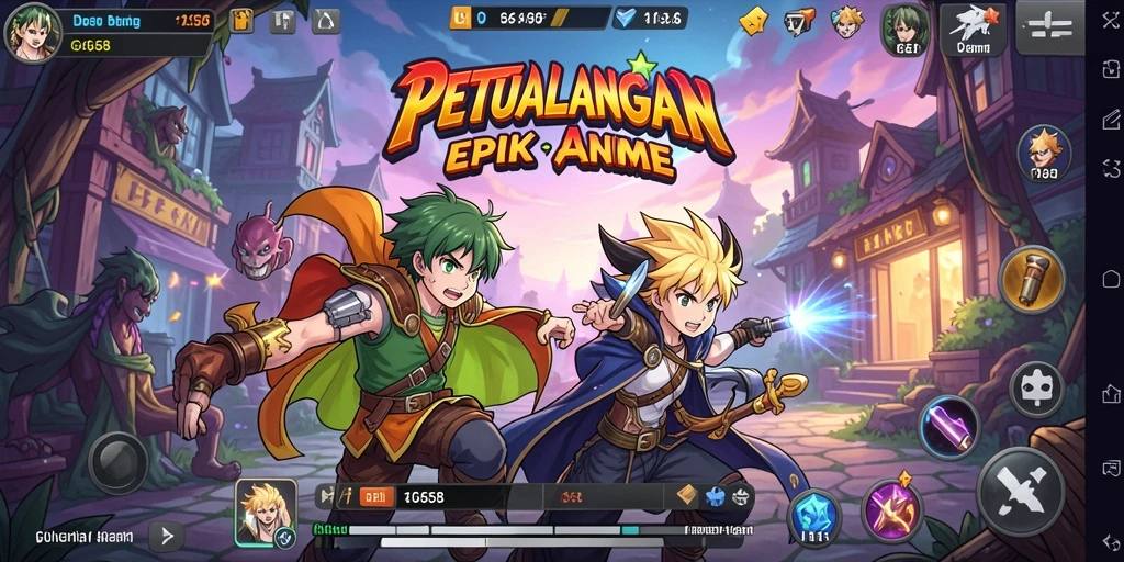 Tampilan gameplay G668 yang menarik dan penuh warna.