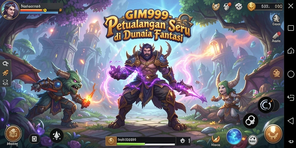Tampilan menarik dari gameplay seru di dunia GIM999.