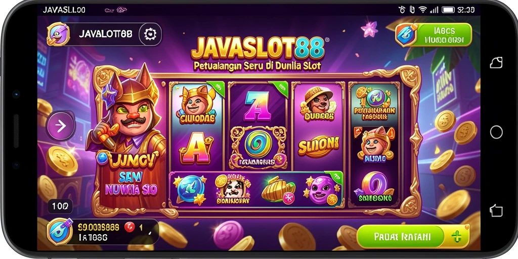 Gameplay seru dalam <strong>JAVASLOT88</strong> yang penuh petualangan dan aksi.