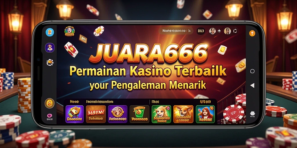 Tampilan gameplay JUARA666 yang mendebarkan dan penuh warna.