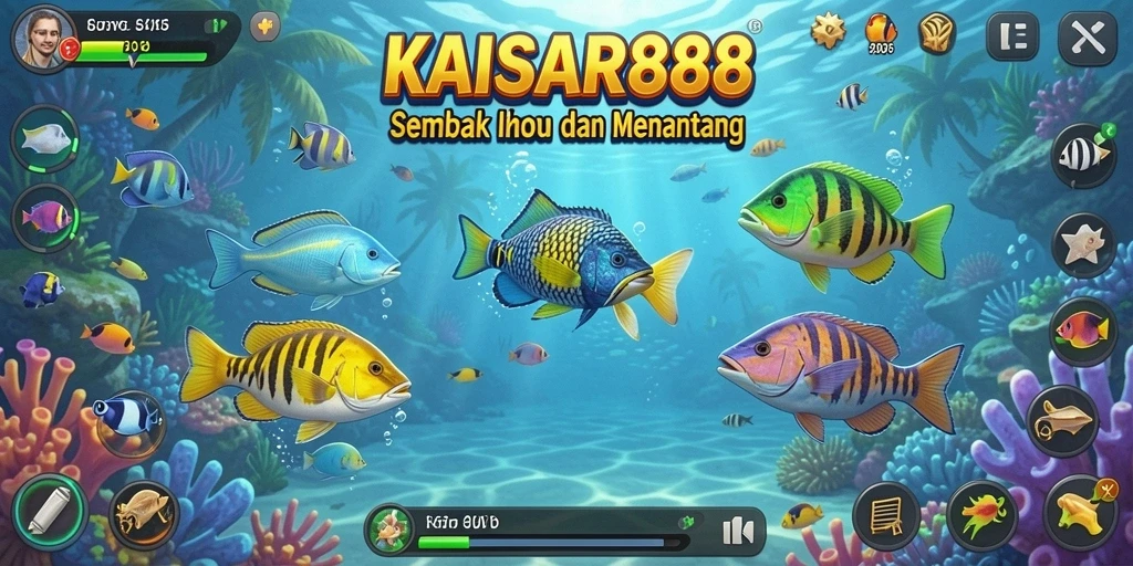 Screenshot KAISAR888 menampilkan gameplay Tembak Ikan yang seru.