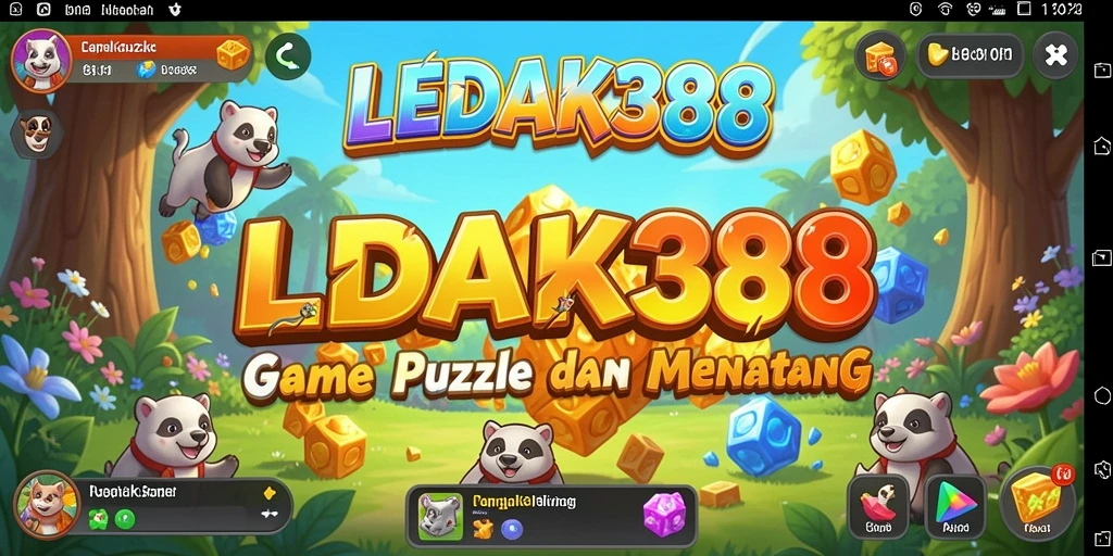 Tampilan gameplay menarik dari game Puzzle LEDAK388.