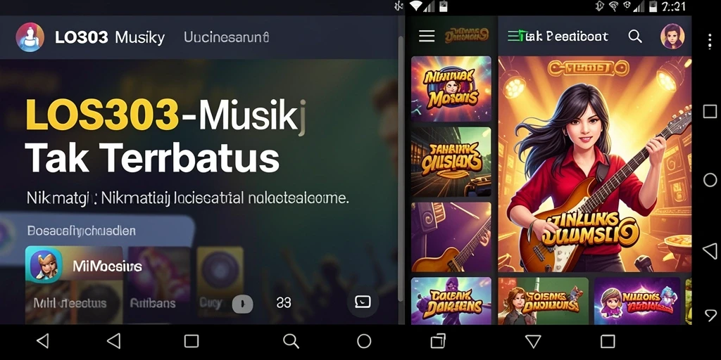 Screenshot gameplay menunjukkan keseruan bermain musik di LOS303.
