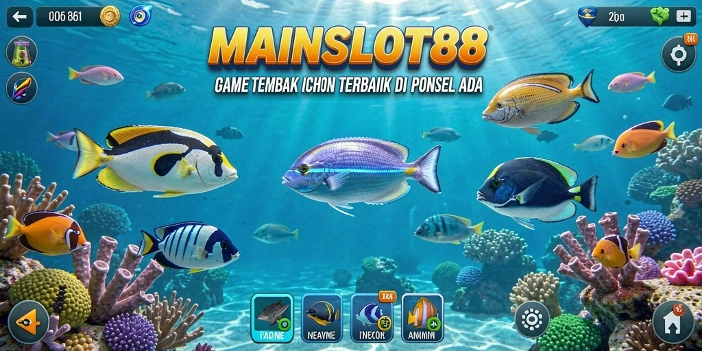 Gameplay menarik MAINSLOT88 dengan aksi Tembak Ikan yang seru.
