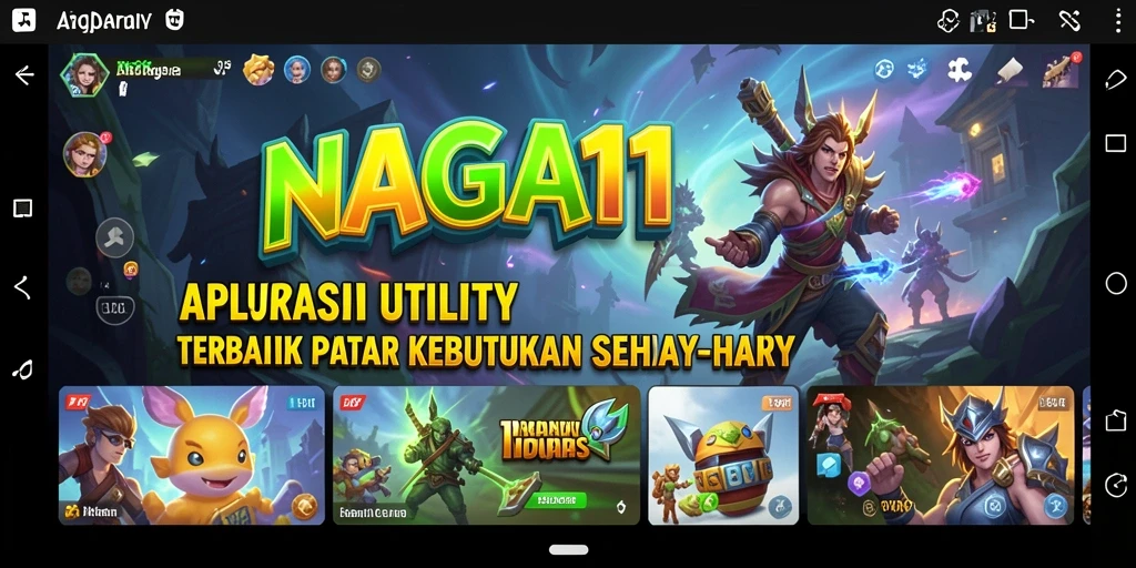 Tampilan antarmuka NAGA11 yang intuitif dan menarik.