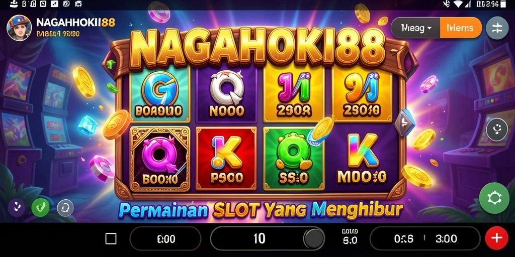 Tampilan gameplay menarik dari NAGAHOKI88 yang penuh warna.
