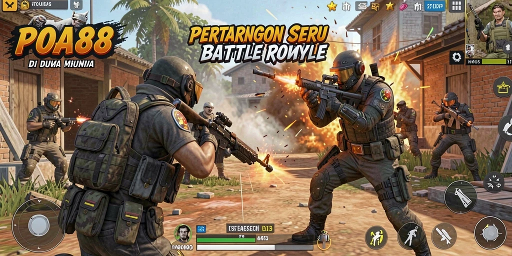 Tangkapan layar mendebarkan dari gameplay <strong>POA88</strong> saat pertempuran sengit.