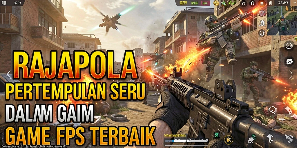 Screenshot gameplay RAJAPOLA yang menunjukkan aksi pertempuran intens.