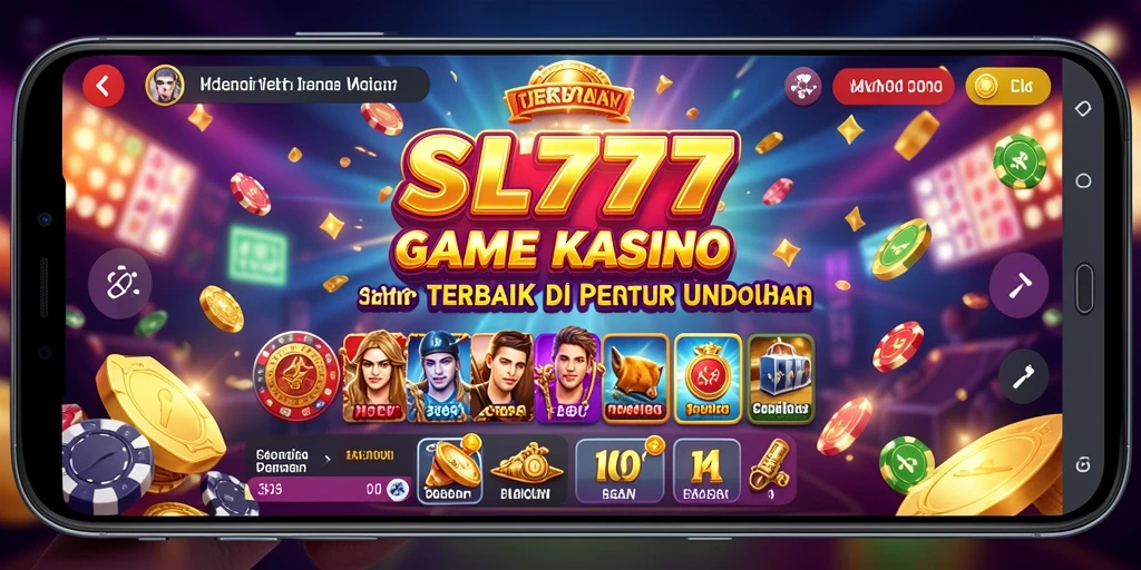 Tampilan gameplay SL777 yang menarik dan penuh warna.