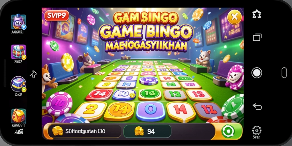 Tampilan gameplay seru di SVIP9 dengan berbagai tema Bingo.