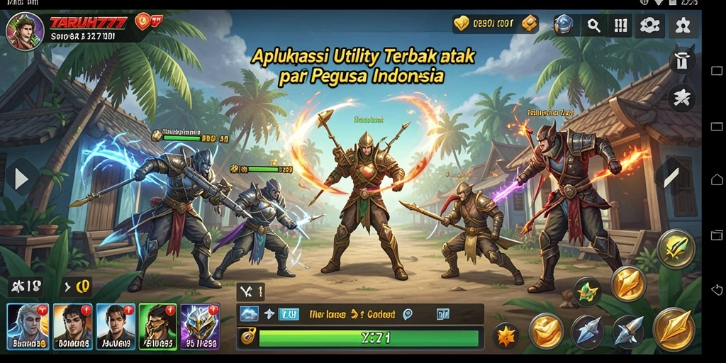 Screenshot TARUH777 menunjukkan antarmuka yang sederhana dan fitur bermanfaat.